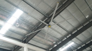 Way m HVLS صناعي لمحطة قطار مستودع المطار ، مشروع حكومي ، توفير طاقة منخفض الضوضاء - Product Image 4
