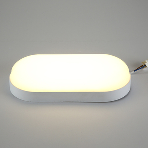 Ip44 Treo Tường Ánh Sáng Vòng Hình Bầu Dục 170-265V 9W Tường Ánh Sáng Phù Hợp Dẫn Vách Vách Vách Cho Các Vườn Lumen Cao Đèn Tường - Product Image 2