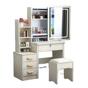 Nuevo Tocador de Lujo Moderno, Conjunto de Mesa de Maquillaje con Espejo para Dormitorio, Diseños de Muebles para Maquillaje ZN103 - Product Image 2