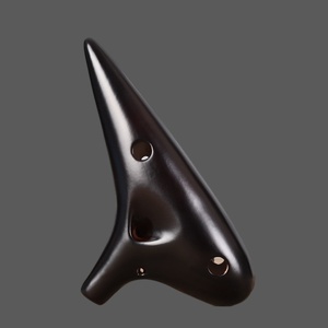 Ocarina Antigua de 12 Orificios, Flauta de Cerámica en Do Alto, Instrumento de Viento Folclórico Portátil para Actuaciones Musicales y Práctica Diaria - Product Image 5