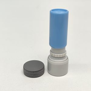 Aktualisierte Farbe Mini Größe 12mm Runde Form Bunte Serie 6 Farben Kunden spezifisches Design <span class=keywords><strong>HA</strong></span> Flash Stamp - Product Image 2