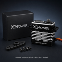 XQ-POWER XQ-S8035D Servomoteur numérique sans balais à couple élevé 35 kg, étanche, 8,4 V HV, boîtier en aluminium CNC pour voiture RC et drone