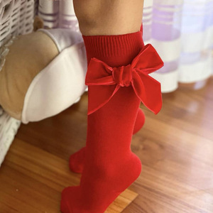 Calcetines de algodón tejido hasta la rodilla para niñas, calcetín tobillero de estilo español, 9 colores, otoño e invierno, 2021 - Product Image 5