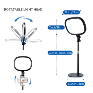 Bague LED à commutation de couleur à 180 degrés la plus vendue, lumière de remplissage en direct, lumière de beauté plein écran pour <span class=keywords><strong>selfie</strong></span> et photographie - Product Image 3