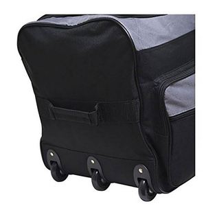BSCI Factory Large Expandable Triple Wheeled Rolling Duffel <b>Luggage</b> Sport Ice Hockey Bag <b>Wheels</b> - Product Image 5