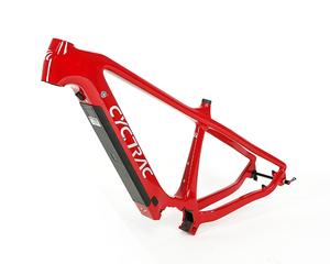 Cadre de vélo électrique en fibre de carbone CYC-EM8 + kits de boîtier de batterie pour moteur central Bafang M410/M510/M560, conduite en montagne à frein à disque - Product Image 4