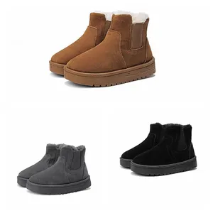 Taoffen-bottes de neige pour enfant, chaussures chaudes, baskets décontractées pour les garçons, nouvelle collection hiver, vente en gros