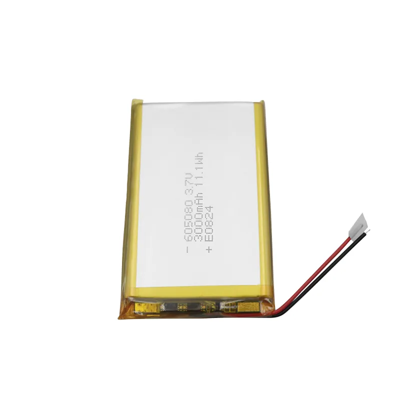 605080 Li Polymer KC Chứng Nhận Pin Lipo 3.7V 3000Mah Cho Powerbank/Giáo Dục Sớm Máy