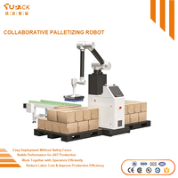 Système de palettisation par cobot facile à utiliser avec installation et mise en service sur site pour ligne d'emballage automatique