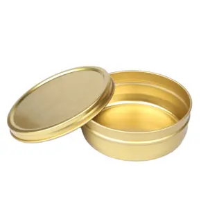 5g/10g/20g/30g/50g/100g/125g/200g/250g/500g directo de fábrica caja de metal de grado alimenticio embalaje de regalo lata para comida especial caviar