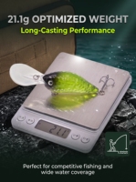 Leurre artificiel dur type crankbait de profondeur 120 mm 21 g pour achigan / bar en gros