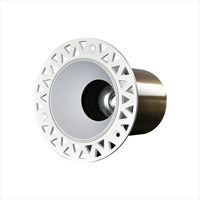 Spots LED encastrés en aluminium IP20, spot COB encastré 12W AC220V (±10%) moderne anti-éblouissement pour salon