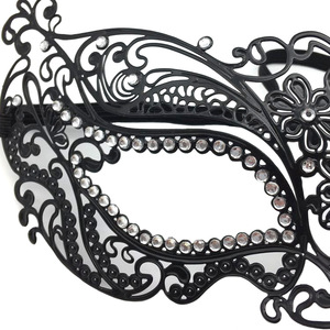 <span class=keywords><strong>Masque</strong></span> de Soirée Vénitien en Métal et Strass pour Femmes et Hommes, <span class=keywords><strong>Fait</strong></span> <span class=keywords><strong>Main</strong></span>, Brillant, Sexy, Effet Œil de Renard - Product Image 4