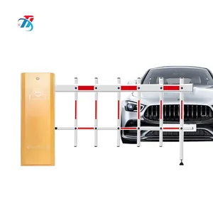 Barreira para estacionamento de automóveis, barreira de cerca automática dc 24v, motor sem escova, alta velocidade, controle remoto, portão