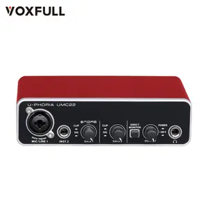 Pc Computer USB Sound cards audio interface recording music studio equipment professional