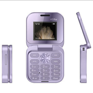 Lecteur vidéo à cadran rapide voix magique 3.5mm Jack FM petit téléphone <span class=keywords><strong>portable</strong></span> I17 Pro Mini téléphone <span class=keywords><strong>portable</strong></span> pliable à rabat 2G GSM double carte SIM - Product Image 4