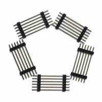 Connecteur mâle à une rangée de 6 broches, pas de 2,0 mm, boîtier noir pour carte PCB, faisceau de câbles JST PH OEM