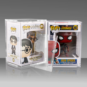 Protector <span class=keywords><strong>Funko</strong></span> al por mayor, estuche magnético de acrílico transparente y rígido para exhibición de protectores Pop de 4 pulgadas, apilable - Product Image 1