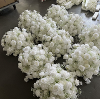 Bouquet de mariage en gros, arrangement de décoration de table de mariage, boule de fleurs artificielles