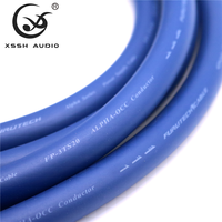 Câble d'alimentation HIFI en gros, 3 conducteurs en cuivre sans oxygène OFC, cordon secteur, longueur personnalisable pour voiture, ordinateur, projecteur, amplificateur, haut-parleur