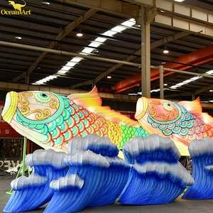 Factory Custom Traditional Chinese <b>Festival</b> Lantern LED <b>Lights</b> for Diwali Thanksgiving Celebrations-Waterproof Battery Operated - Product Image 4