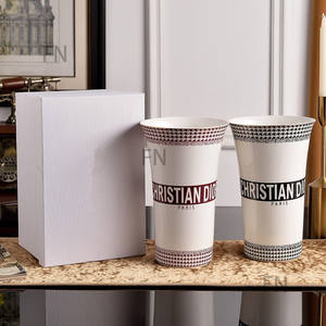 Hot Selling D Series Ceramic Bone China <b>Large</b> Vase Decoration Home Decoration <b>Gift</b> <b>Box</b> Packaging for Decoration - Product Image 1