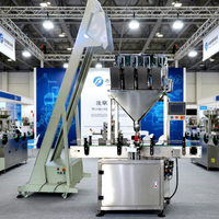 Machine électrique d'emballage, de remplissage et de scellage pour bouteilles, granulés, pots en plastique, aliments en conserve, ligne d'emballage