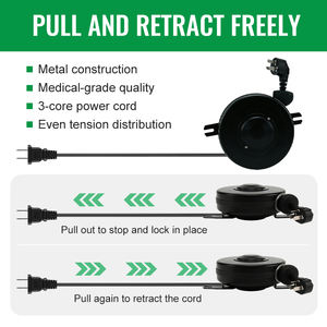 Mella - Carrete de Cable Retráctil de Resorte de 5 Metros, Instalado en Carros Eléctricos Planos, Grúas, Montacargas - Product Image 6