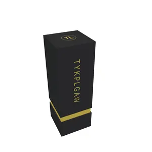 블랙 럭셔리 사용자 정의 화장품 하드 상자 숙녀 병에 향수 포장 선물 상자 액체 피부 관리 포장 선물 상자
