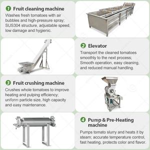 Planta Procesadora de Salsa de Tomate Continua de 5 Toneladas por Hora, Máquina para Hacer Pasta de Tomate Mediana de 1000 kg - Product Image 4