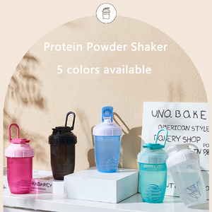 Custom Logo 400ml/600ml PP Shaker Cups BPA-Free Gym Protein Water Bottle Mixer For Ball For Fitness Workout