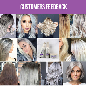 Shampooing Professionnel Anti-Jaunissement Quotidien pour Cheveux Blonds et Gris, Vente en Gros - Product Image 5