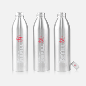 500ml <span class=keywords><strong>750ml</strong></span> 1000ml tùy chỉnh nhôm uống chai nước với meral vít làm xáo trộn con dấu cap - Product Image 2