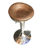 Chaise en aluminium de style industriel rétro de luxe pour salon, bar, loft