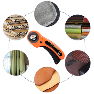 45mm Rotary Cutter <b>Set</b> Leather Craft Cutting Tool with Ergonomic Handle for DIY Fabric Patchworking <b>Sewing</b> Quilting Crafting - Product Image 5