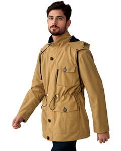 Giacca Bomber da Uomo Autunno Inverno Streetwear 90% Imbottitura in Piuma d'Oca Traspirante Chiusura Monopetto Design a Blocchi di Colore - Product Image 5