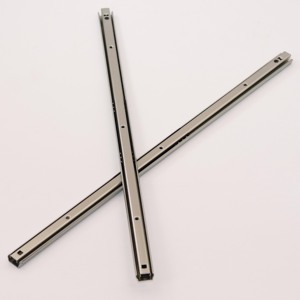 17mm 금속 테이블 슬라이드 풀 익스텐션 슬라이드 트랙 레일 볼 베어링 양방향 서랍 슬라이드 - Product Image 3