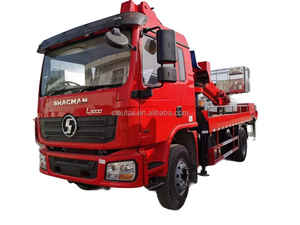 Shacman kendaraan kerja Aerial 32 36m 4X2 40m, minyak pengangkat silinder ganda dan elektrik Remote Control Platform kerja udara seluler - Product Image 4