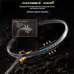 Thunder 4UG5 100 Fibra de carbono Amateur Junior Ofensiva Raqueta de bádminton Alta rigidez 80g Sin cuerda - Product Image 3