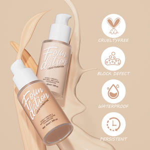 HelloKiss 液体粉底 持久自然哑光面部彩妆 全覆盖粉底 遮盖毛孔和皮肤瑕疵 均匀肤色 - Product Image 4