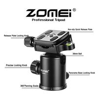 Trépied pour appareil photo en fibre de carbone Zomei Z669C |   Monopode 2-en-1 |   Trépied de voyage compact pour la photographie en extérieur