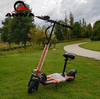 500W 8 inç Tekerlekli Katlanabilir Engelli Elektrikli Karbon E-Scooter 8 inç Katlanabilir Scooter