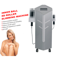 Appareil professionnel de massage musculaire pour le remodelage corporel, rouleau à billes interne, instrument de drainage lymphatique, fabriqué en ABS durable