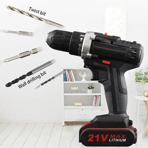 Taladro Percutor Inalámbrico Portátil de 21V, Juego de Taladros de Impacto a Batería de Litio, Kits de Destornilladores de Torque para Reparaciones en el Hogar - Product Image 3
