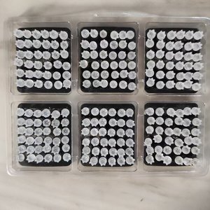 ดอกไม้ควอตซ์ F33น้ำแข็งหกกลีบทำด้วยมือขนาด5มม. - Product Image 3
