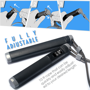 Atlama ipi dijital sayaç kapalı/açık alan sporları eğitim boks ayarlanabilir kalori atlama ipi egzersiz KYTO2200 - Product Image 4