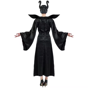 <span class=keywords><strong>Disfraz</strong></span> de Maléfica Estilo Echo de la Película de Brujas, Material de Poliéster, para <span class=keywords><strong>Mujer</strong></span>, Dropshipping - Product Image 4