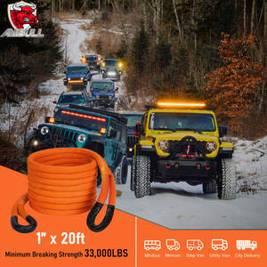 Ambull Alta resistencia y resistencia al desgaste 4x4 7/8 'x30ft todoterreno Mejor Kit de cuerda de recuperación cinética para todoterreno - Product Image 6