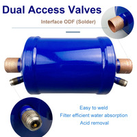 WELL-COOL Filtre déshydrateur ODF à haute absorption d'humidité et élimination des acides, à flux unidirectionnel, 42 bars MWP, pour réfrigérants et applications de réfrigération