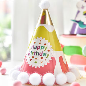 Sombrero decorativo para fiesta <span class=keywords><strong>de</strong></span> <span class=keywords><strong>cumpleaños</strong></span>, suministros coloridos con diseño <span class=keywords><strong>de</strong></span> <span class=keywords><strong>unicornio</strong></span> y cocodrilo - Product Image 6